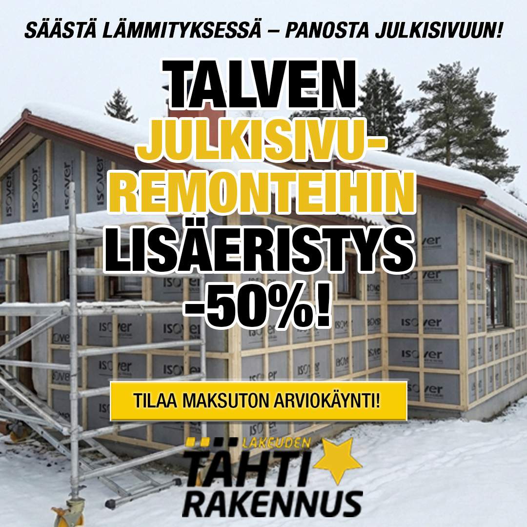 julkisivuremontti kampanja oulu