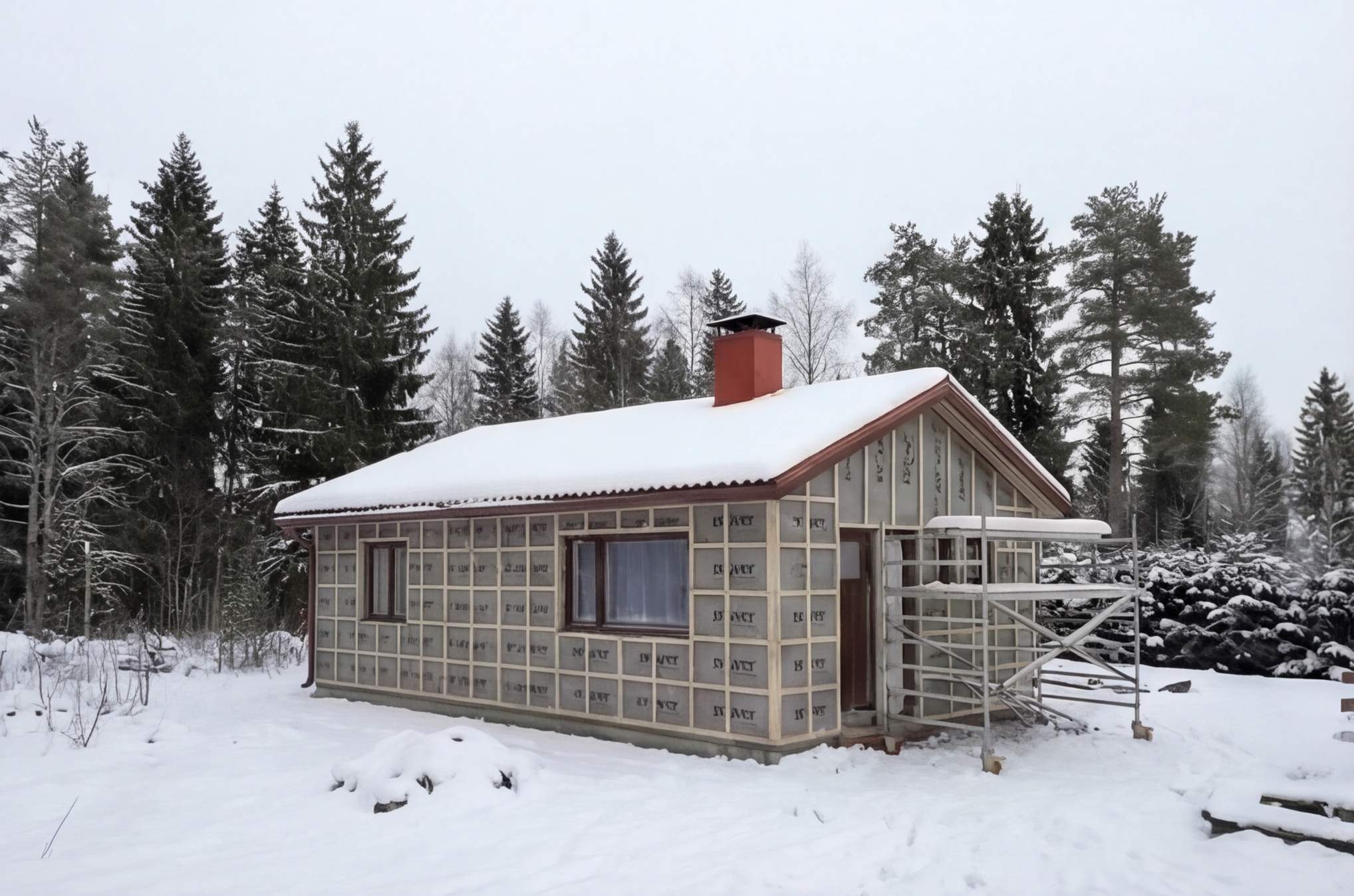 Omakotitalon ulkoverhousremontti Oulussa